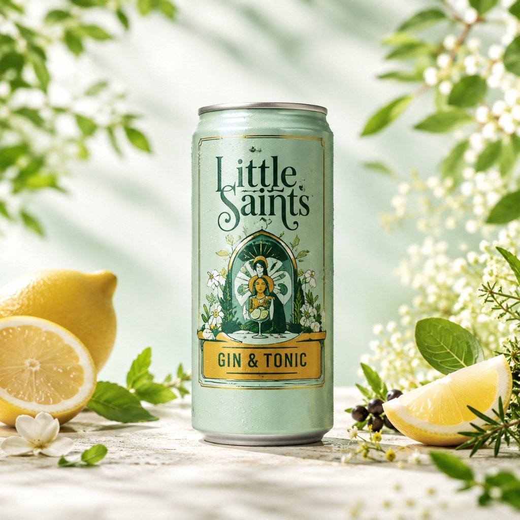 Little Saints Functional Gin and Tonic Mocktail