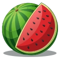 Sweet and refreshing watermelon, perfect for a summer mojito.